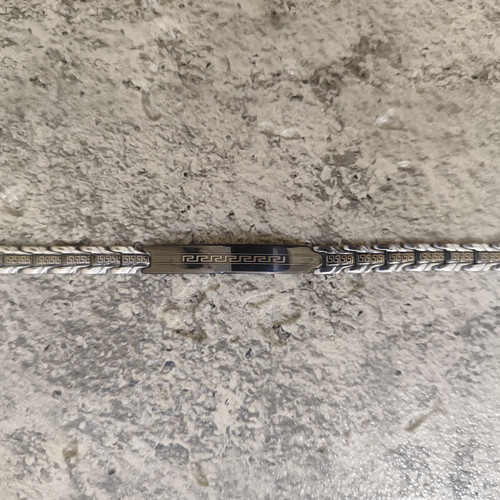 دستبند ورساچه استیل رنگ ثابت رنگ silver