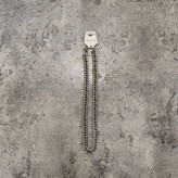 گردنبند کارتیر استیل رنگ ثابت silver