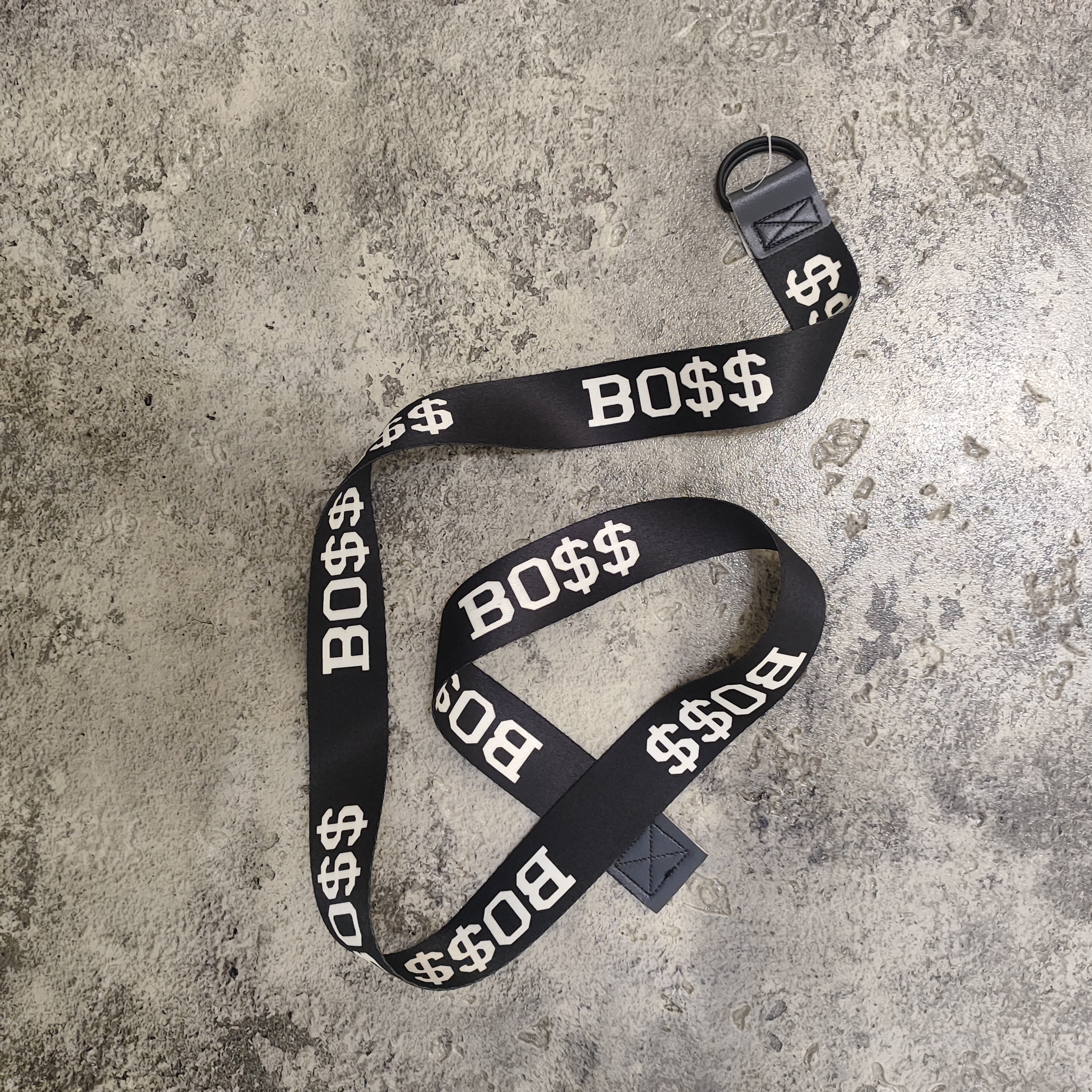 کمربند کنفی چاپی طرح boss