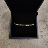 دستبند استیل رنگ ثابت قفل مگنتی رنگ silver