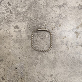 دستبند استیل رنگ ثابت قفل مگنتی رنگ silver