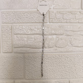دستبند استیل طرح آجری رنگ silver