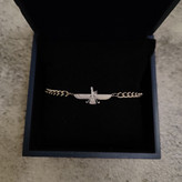 دستبند استیل طرح فروهر رنگ silver