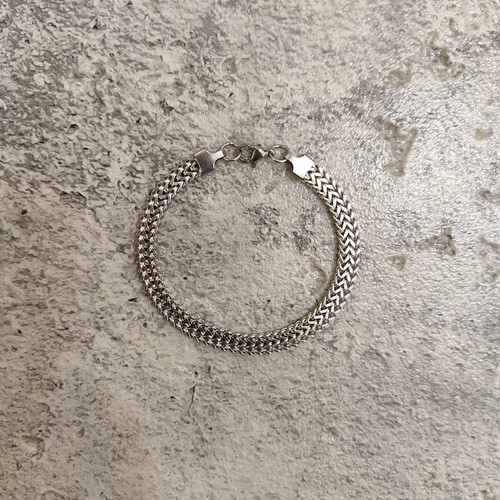 دستبند استیل رنگ ثابت رنگ silver