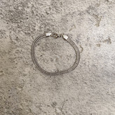 دستبند استیل رنگ ثابت رنگ silver