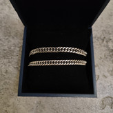 ست دستبند و گردنبند کارتیر استیل رنگ silver