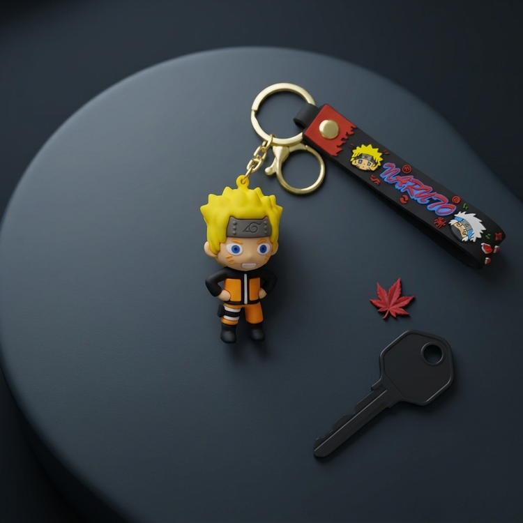 جاکلیدی سیلیکونی اورجینال انیمه Naruto رنگ نارنجی